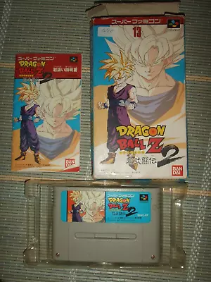 DRAGON BALL Z 2 cho Butouden With Box Nintendo Super Family SFC SNES 478 - Image 1 of 4