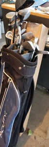 FULL SET MEN'S 14 PIECE GOLF SET 4 NEW WOODS 9 IRONS PUTTER 13 WAY CART BAG - Picture 1 of 18