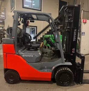 2019 Toyota 8FGCU35-BCS 8000 LB 3 Stage Mast Side Shifter Forklift 1498 Hours - Picture 1 of 15