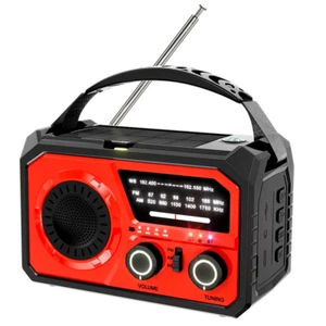 16000Mah AM/FM Portable Radio Emergency Radio BT LED Flashlight Power Bank SOS A - Picture 1 of 12