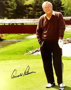 Arnold Palmer (1929-2016) - Golf Legends signiertes 8x10 Farbfoto - Bild 1 von 3
