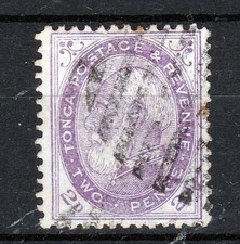 FRANCOBOLLI - 1886 TONGA 2p. VIOLETTO E/5343