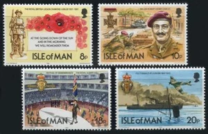 Isle of Man: 1981 Royal British Legion Diamond Jubilee (201-204) MNH - Picture 1 of 1