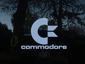 "Commodore LOGO" Commodore C64 - Vinyl Decal / Sticker - Picture 1 of 1