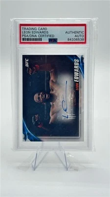2019 Topps UFC Knockout - Autographs Leon Edwards #KA-LE /99 (AU) - Image 1 of 2