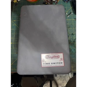 Dayton 2E214 7-Day Timer Switch Vintage Industrial Time Clock Controller 120V  - Picture 1 of 11