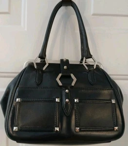 Gianni Bini Black Handbag Studded Mini Shoulder Bag 9 Inch By 7 Inch By 4 Inch - Picture 1 of 5