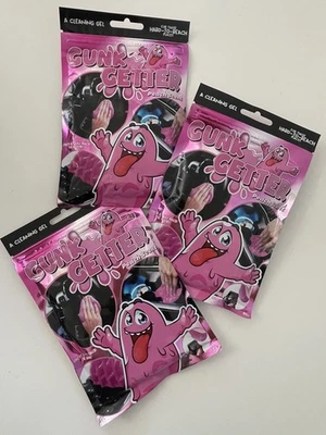 3 peças: gel de limpeza rosa Gunk Getter para aqueles lugares difíceis de alcançar aroma de pêssego - Imagem 1 de 4