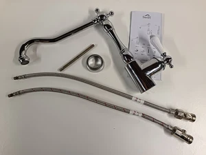 SWIRL CHROM KÜCHEN SPÜLTISCHARMATUR, EINHEBEL mit VERSCHIEDENEM ZUBEHÖR - Bild 1 von 10