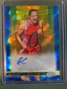 2024 Topps Cromo Zafiro Elisabetta Cocciaretto Autógrafo TCA-ECO - Imagen 1 de 2