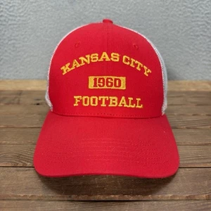 Kansas City Chiefs Mütze Erwachsene rot weiß Snapback Mesh Trucker Cap NFL Football - Bild 1 von 9