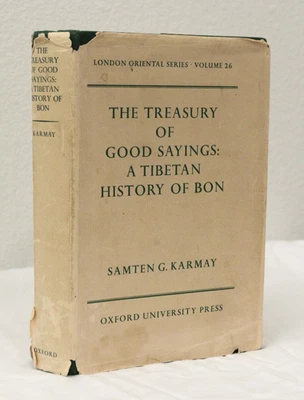 The Treasury of Good Sayings: A Tibetan History of Bon Samten Karmay 1972 HCDJ Foto 1 de 4