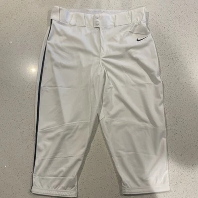 Pantalones de béisbol Nike Vapor Select altos blancos/negros para hombre talla L BQ9021-106 Foto 1 de 4