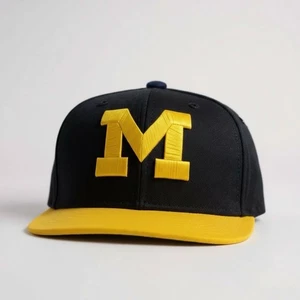 New Era Vintage University Of Michigan Wolverines Fitted Cap U of M 7 1/4 - Picture 1 of 5