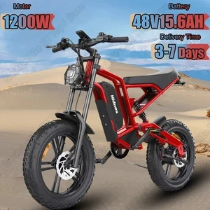 Elektrofahrrad 1200W 48V 15,6Ah Fat Tire E-Bike 20x4.0 All Terrain Erwachsene - Bild 1 von 8