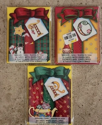 NEW/Vtg. Mary Engelbreit  Christmas Note Card Assortment  3 Packs Of 6  5x7" - Image 1 of 4