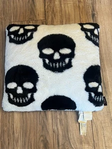 Cynthia Rowley Curious Halloween Throw Pillow Skulls Double Sided Large - Picture 1 of 5