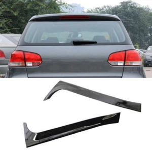 Für VW Golf 6 MK6 2008-2012 Heckscheibe Seitenspoiler Links + Rechts Kunststoff - Picture 1 of 11
