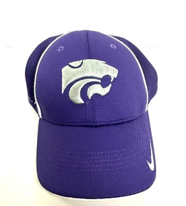 Nike Dri-fit Kansas State Wildcats Embroidered K-State Fitted Baseball Hat Cap - Picture 1 of 5