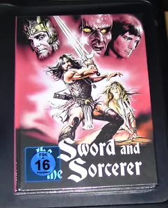 THE SWORD AND THE SORCERER LIMITIERTES NUMMERIERTES MEDIABOOK BLU RAY + DVD NEU - Bild 1 von 5