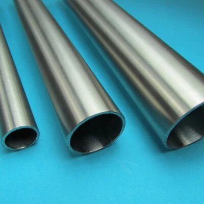 HÖRR EDELSTAHL Edelstahl GELÄNDER Rohr L: 200cm - 250cm Edelstahlrohr Rundrohr geschliffen