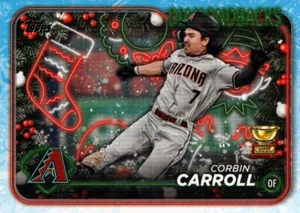 2024 Topps Holiday #H42a - Corbin Carroll ASR - Arizona Diamondbacks 24-390 - Picture 1 of 2