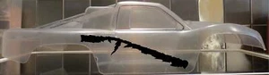 Vinyl paint masking, stencil, decal for RC bodies (Tear) - Picture 1 of 2