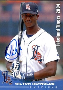 2004 Lakeland Tigers WILTON REYNOLDS Signed Card autograph AUTO rc