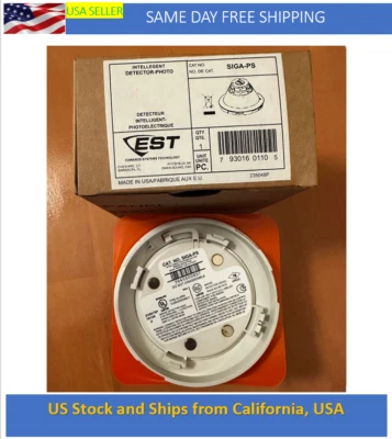 1 x ORIGINAL Edwards EST SIGA-PS Intelligent Photoelectric Smoke Detector
