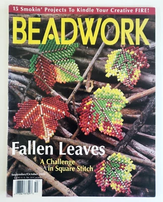 Vintage Beadwork Fallen Leaves Magazine September October 2000 Volume 3 Number 5 - Image 1 of 2