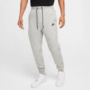 Men's S Small Nike Tech Fleece Joggers Pants Sweats HV0959-063 Gray Grey - Picture 1 of 10
