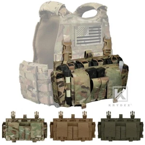 KRYDEX Tactical MF IV Cartello Rivista Custodia Pannello Frontale per Gilet Portatarga - Foto 1 di 25