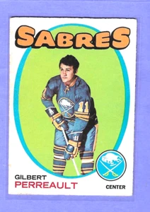 1971-72 Gilbert Perreault HOF O-Pee-Chee Buffalo Sabres # 60 EX - Picture 1 of 2