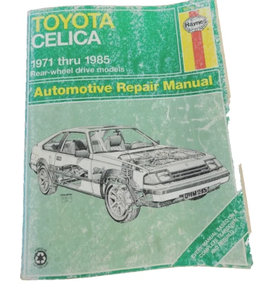 Toyota Celica RWD  models (1971-1985) Haynes Repair Manual 92015 - Image 1 of 4