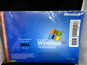 WINDOWS XP PROFESSIONAL SP.2 2002 Software CD DELL Computer Laptop,ORIGINAL NEW! - Picture 1 of 2