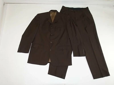 Ermenegildo Zegna Men's 4 Button Size 46 Long 37 x 32.5 Tropical Wool Bespoke - Image 1 of 4