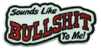 Patch Sew On Take Off Embroidered Clothing Hats Jackets Coat SOUNDS LIKE TO A439 - Image 1 of 3