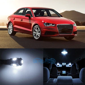 7x Interior Xenon White Canbus Error Free SMD Lights Kit for Audi A3 8V Sedan WK - Bild 1 von 6
