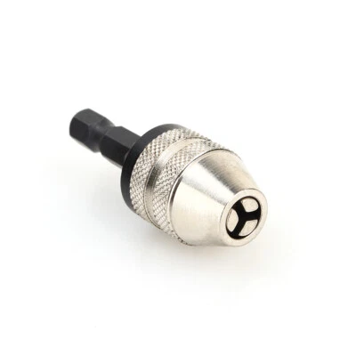 1/4' 0.3~3.6mm Brocas Sin Llave Mandril Vástago Hexagonal Adaptador Convertidor Foto 1 de 4