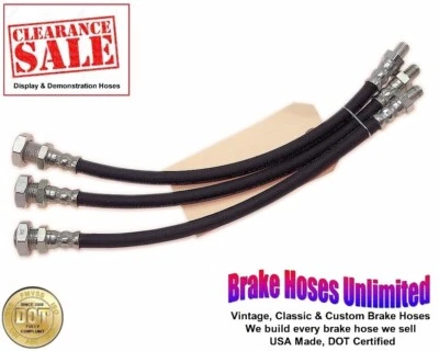 РАСПРОДАЖА — НАБОР ТОРМОЗНЫХ ШЛАНГОВ Fiat 1400, 1950 1951 1952 1953 1954 1955 - Изображение 1 из 2