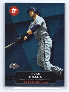 2011 Topps #TT-30 Ryan Braun Topps Town MT/NRMT