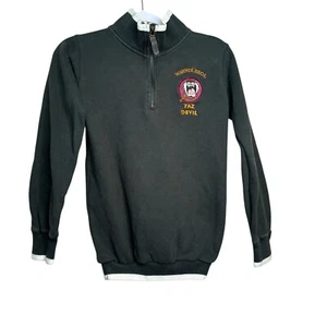 Tasmanian Devil Sweater pullover Green Taz Devil Logo Warner Bros Youth M - Picture 1 of 8