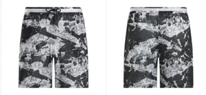 Reebok Men's Regular Fit Hoopwear Transition Short Aop, Black / White, L - Picture 1 of 3