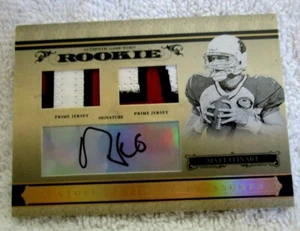 Matt Leinart RC 2006 Playoff National Treasures GU 3Clr 2-Patch Auto#18/30!USC - Picture 1 of 2