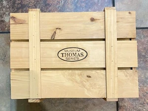 Juego de 3 adornos navideños de pierna colgante Thomas Pacconi 2002 vintage caja de madera - Imagen 1 de 11