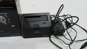 Thermaltake BlacX  2.5"/3.5" SATA HDD USB Docking Station P/N ST0005U Pre-owned - Picture 1 of 6