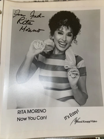 Rita Moreno Actress Signed 8x10 Photo!!!! Nice!!!!! Cover