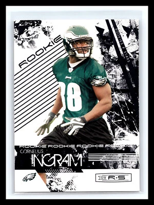 🏈 CORNELIUS INGRAM 2009 LEAF ROOKIES & STARS SILVER RC SERIAL # 999 - Image 1 of 2