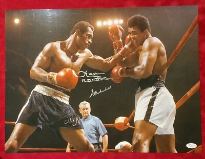 Muhammad Ali & Ken Norton Jr. Signed 16 x 20 w/ JSA COA - Image 1 of 4