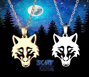 New Wolf Head Viking Tribal Gothic Necklace - Picture 1 of 7